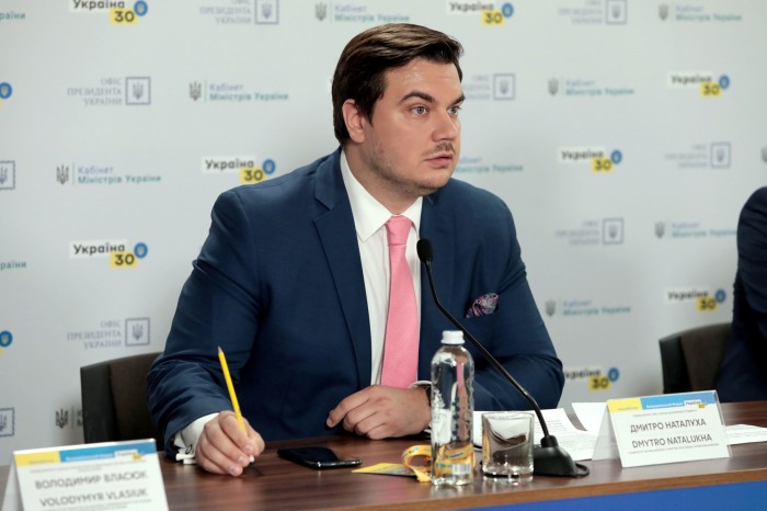 Dmytro Natalukha, président de la commission des affaires économiques du parlement ukrainien 