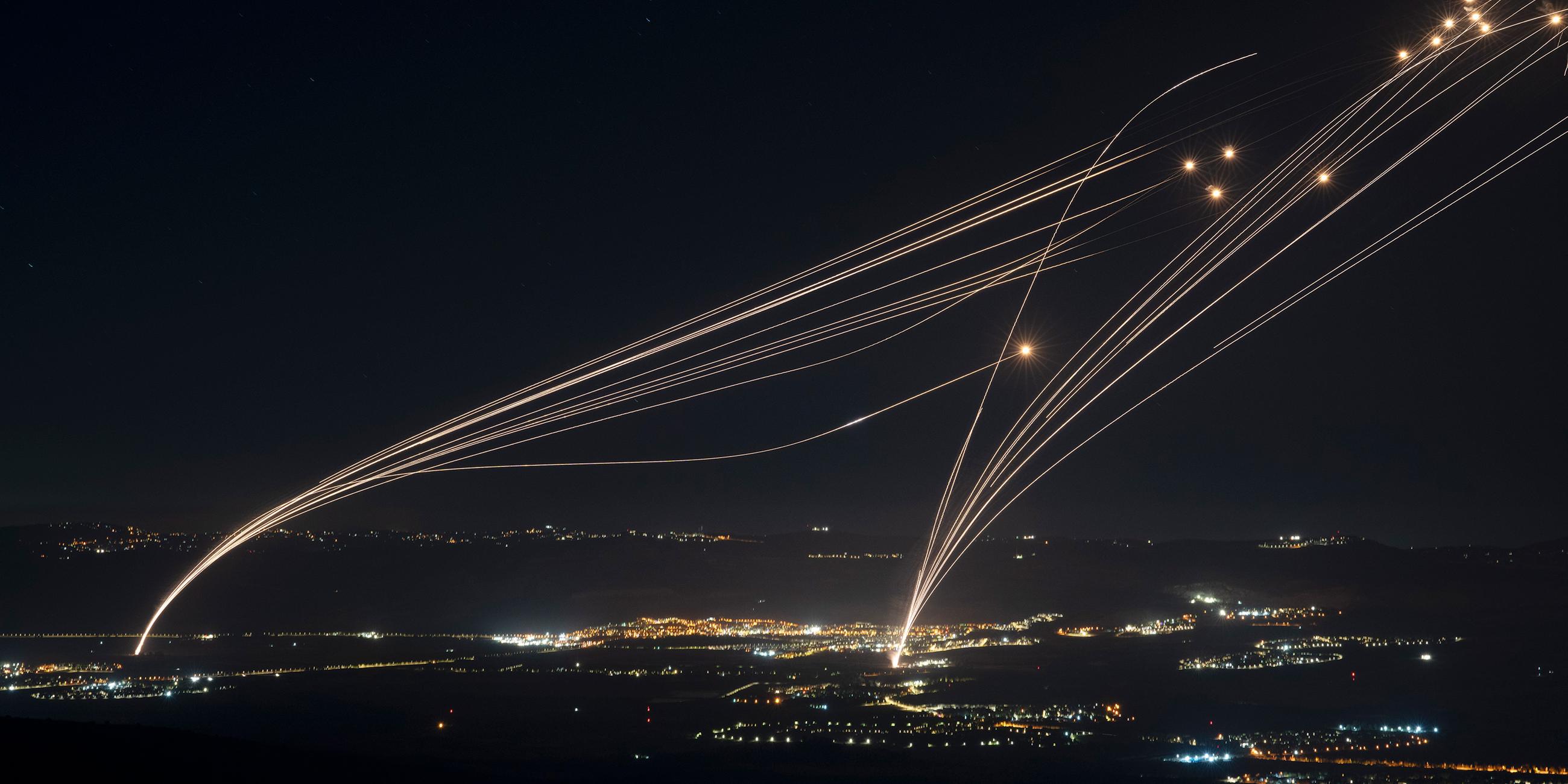 La défense antimissile israélienne tire contre les tirs du Liban