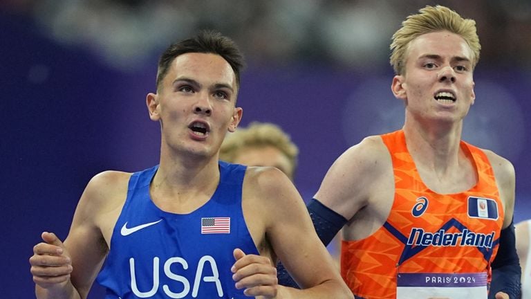 Niels Laros s'est qualifié dimanche pour la finale du 1500 mètres olympique (photo : ANP 2024/Ulrik Pedersen/Cal Sport Media).