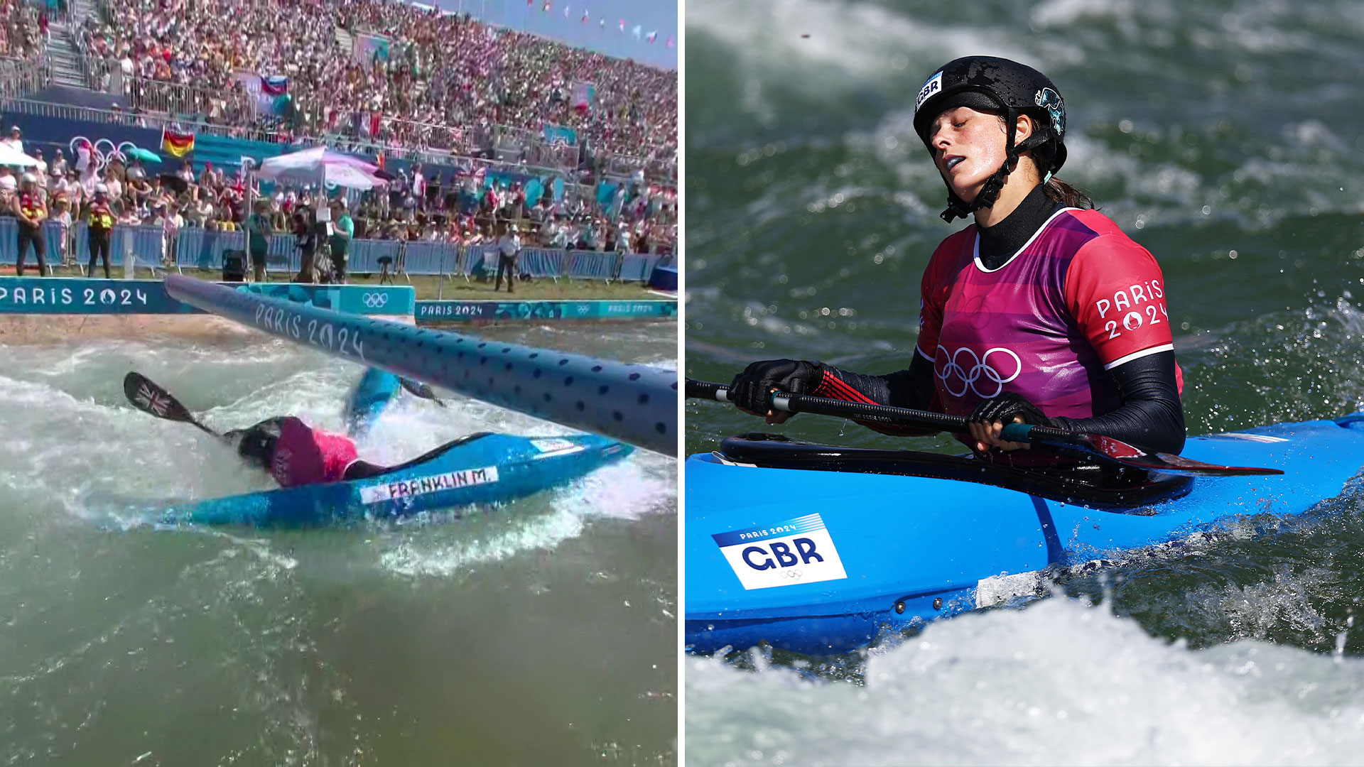 La star de l’équipe de Grande-Bretagne au cœur brisé est DISQUALIFIÉE aux Jeux olympiques de 2024 alors que les fans sont déconcertés par un sport qui « sort du château de Takeshi »