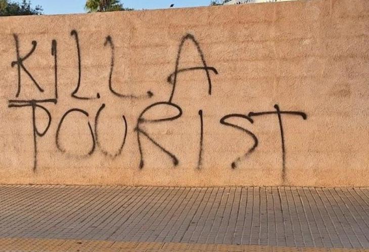 Les graffitis haineux qui ont provoqué une vague d'indignation à Majorque