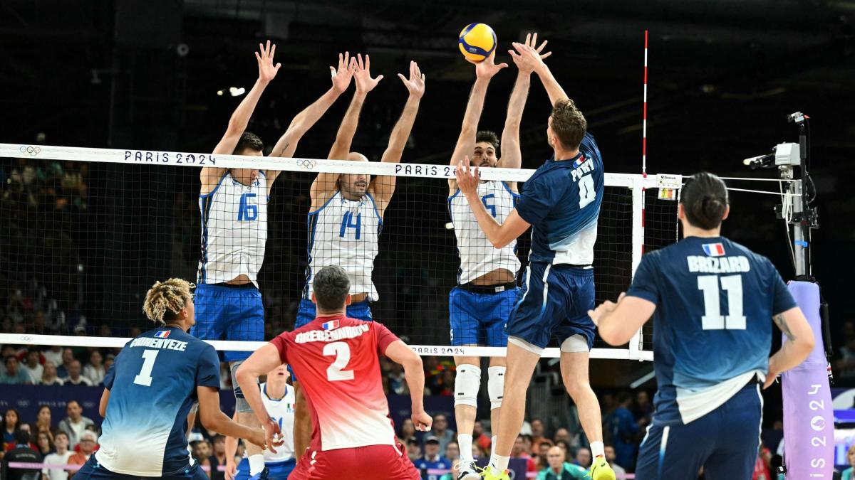 Italvolley, les JO restent tabous !  Dépassé par la France, Giani disputera l’or avec la Pologne