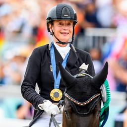 La cavalière de dressage allemande Isabell Werth avec le cheval Wendy