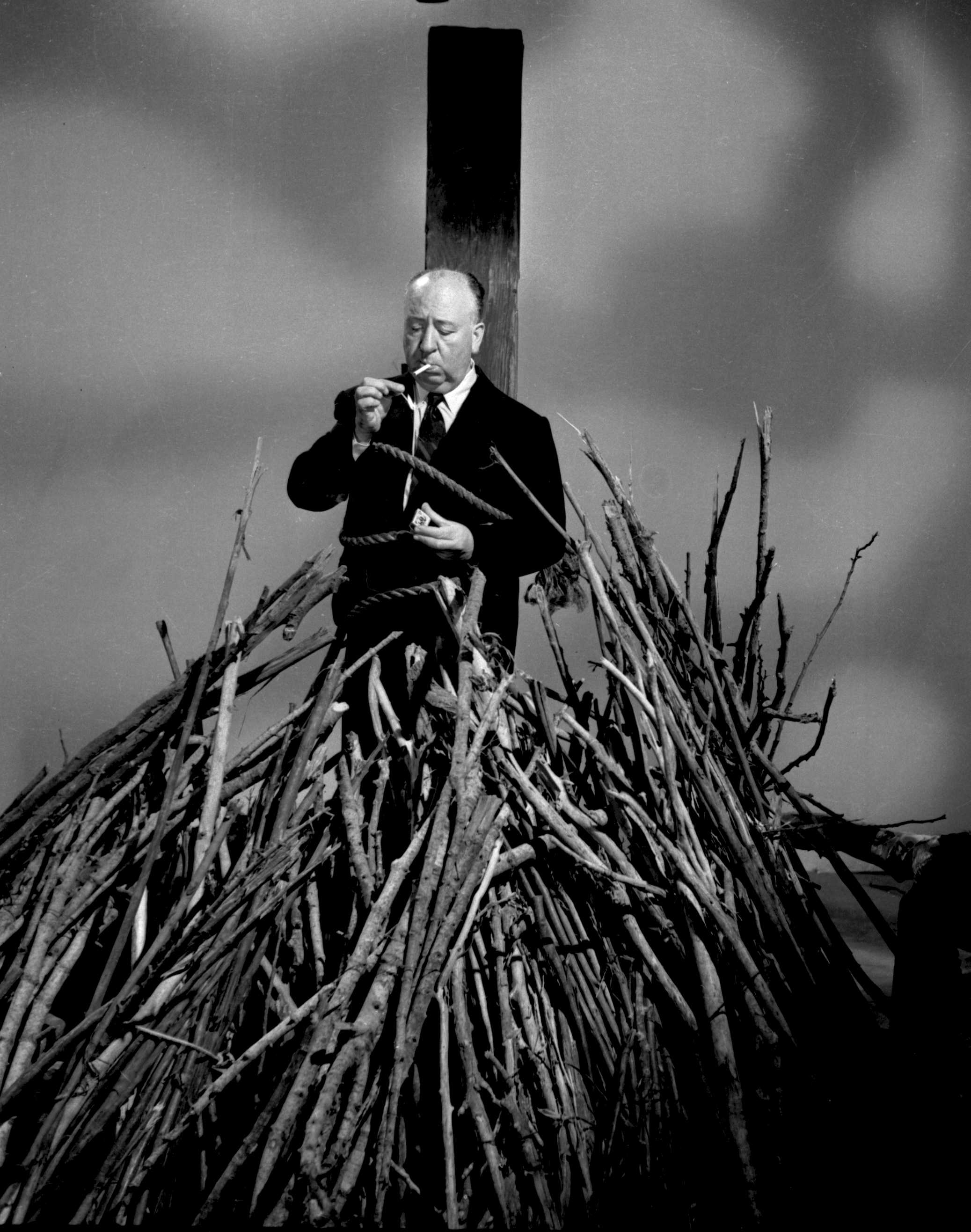 Alfred Hitchcock capturé