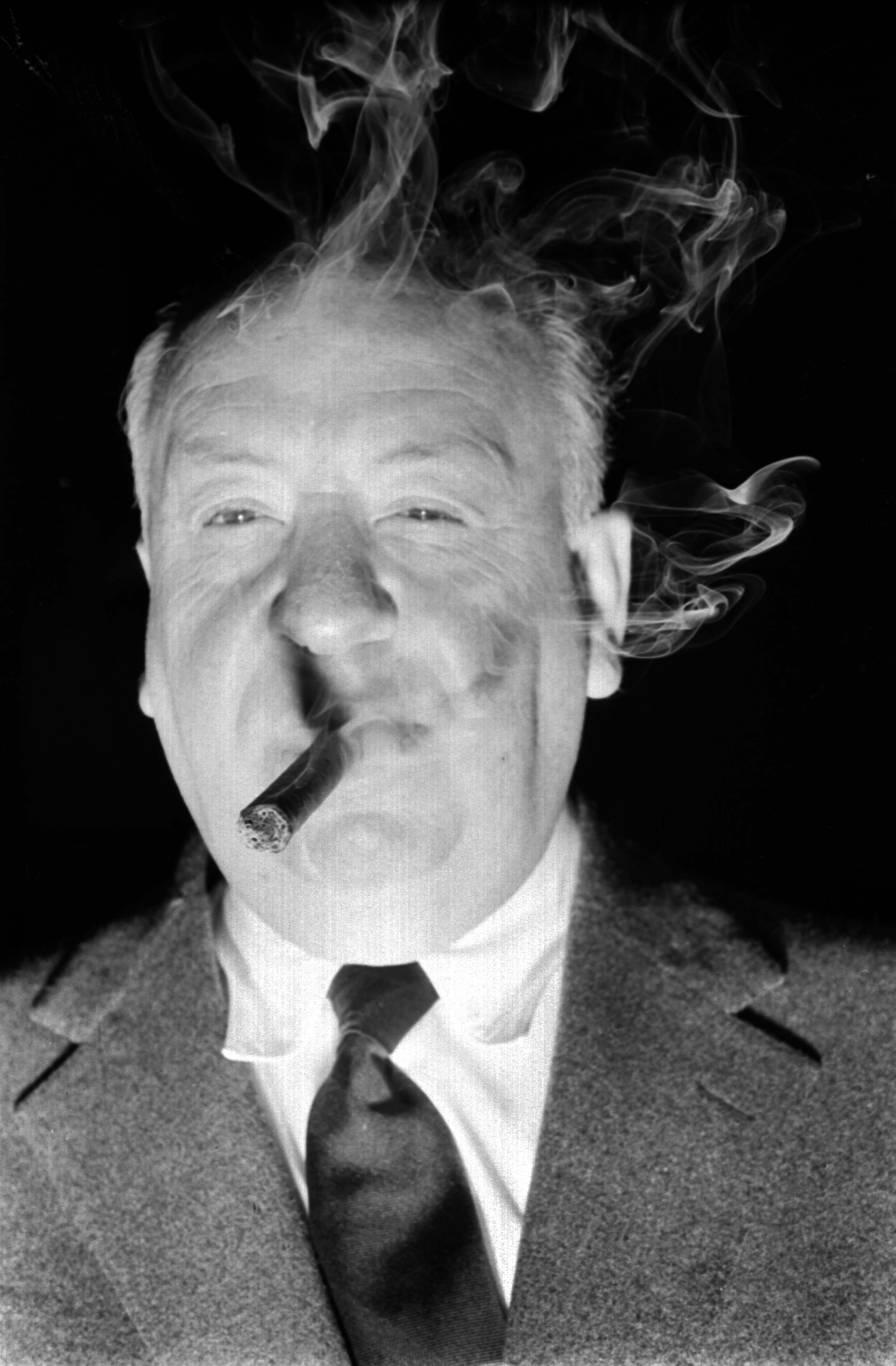 Hitchcock était un grand fumeur de cigares