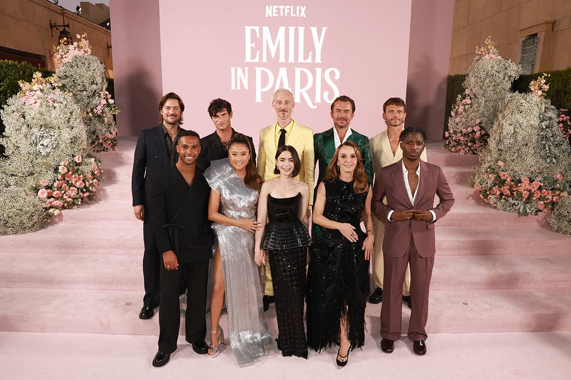 Première de la version temporaire de « Emily in Paris » à Los Angeles (EEUU), le 14 août 2024.