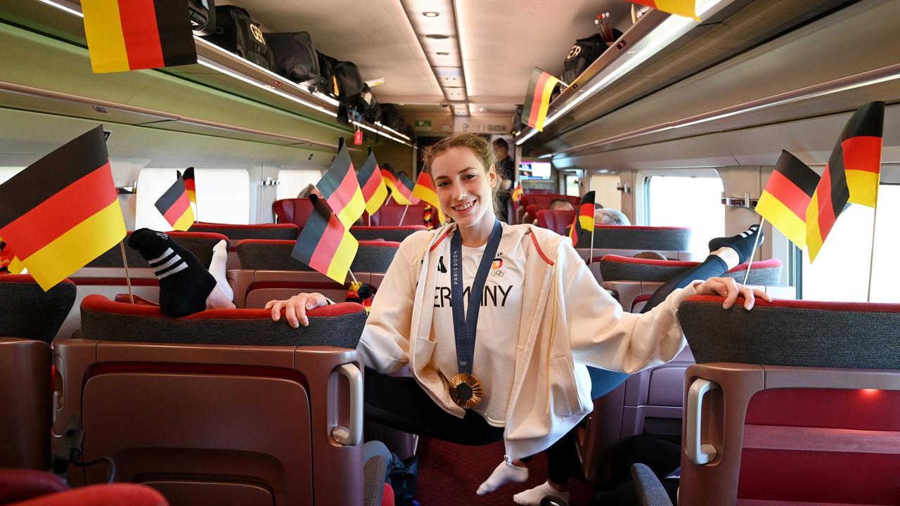 Eurostar avec l’équipe olympique allemande en route pour Cologne