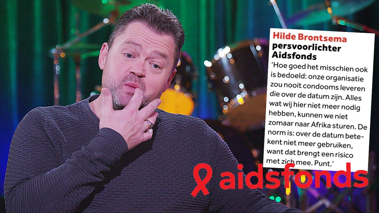 Frans Duijts reçoit une tape sur les doigts de l’Aidsfonds : « C’est très risqué »