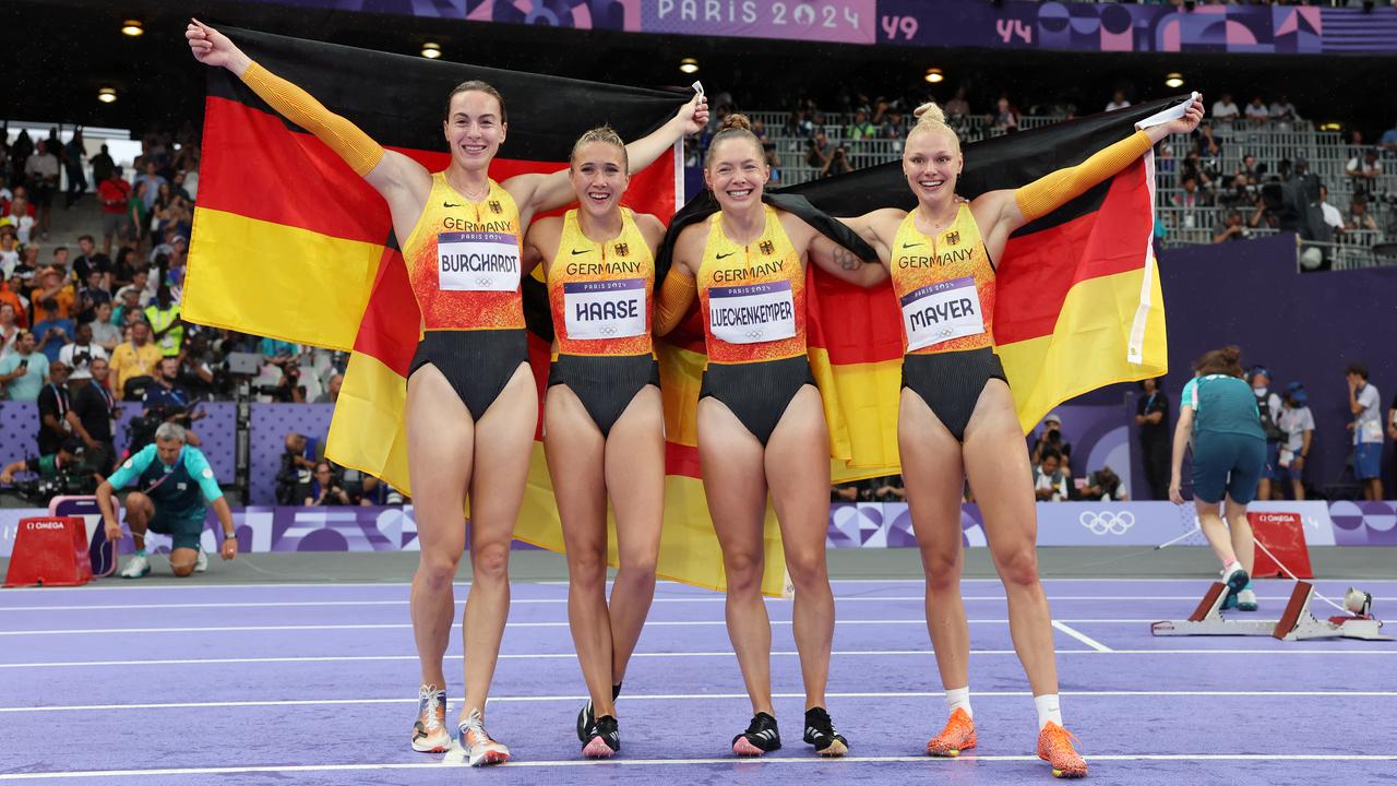 JO 2024 à Paris : l’équipe féminine allemande de relais remporte le bronze au 4×100 m