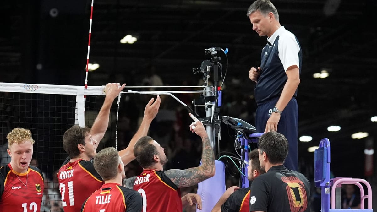 Jeux olympiques 2024 |  Problème avec l’arbitre lors de l’annulation du volley-ball : "Il ne peut pas le faire"