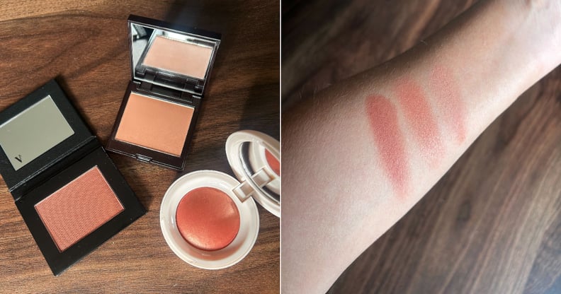 Trois palettes de blush et trois coups de blush