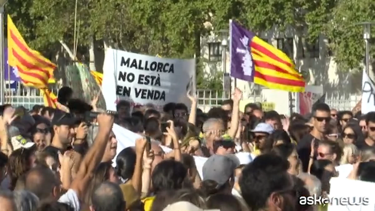 À Majorque, ils en ont assez du tourisme de masse : 20 000 personnes descendent dans la rue