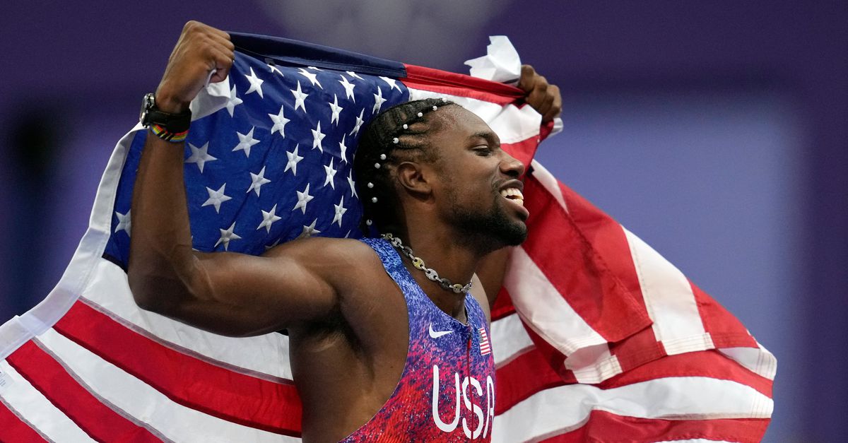 Le show de Noah Lyles a commencé aux Jeux Olympiques : le sprinteur américain remporte le 100 mètres