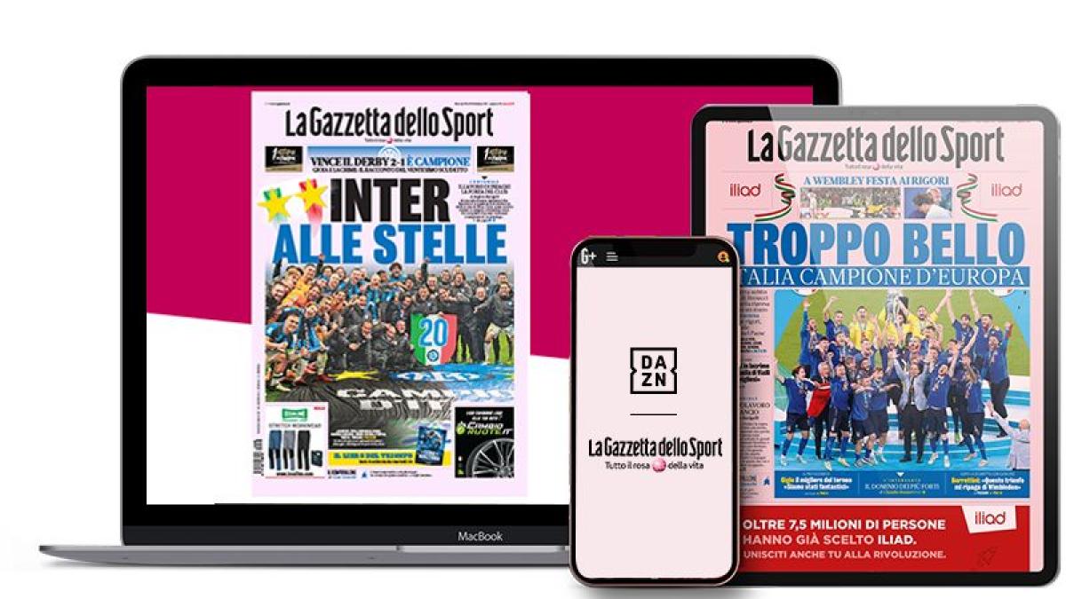 Les abonnés Dazn reçoivent la Gazzetta numérique sans frais supplémentaires