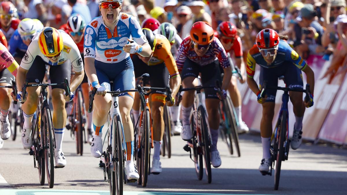 Tour de France féminin, Balsamo troisième de la première étape