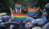 Manifestation de militants LGBTI à Moscou en 2020. Maintenant qu'un juge russe a déclaré le « mouvement LGBTI international » extrémiste, on craint une nouvelle répression. 