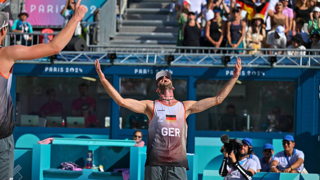 Un duo de plage allemand vise une médaille