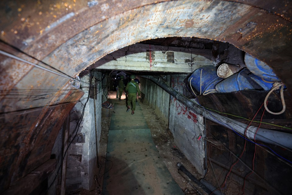 Une image d'un tunnel du Hamas dans la bande de Gaza