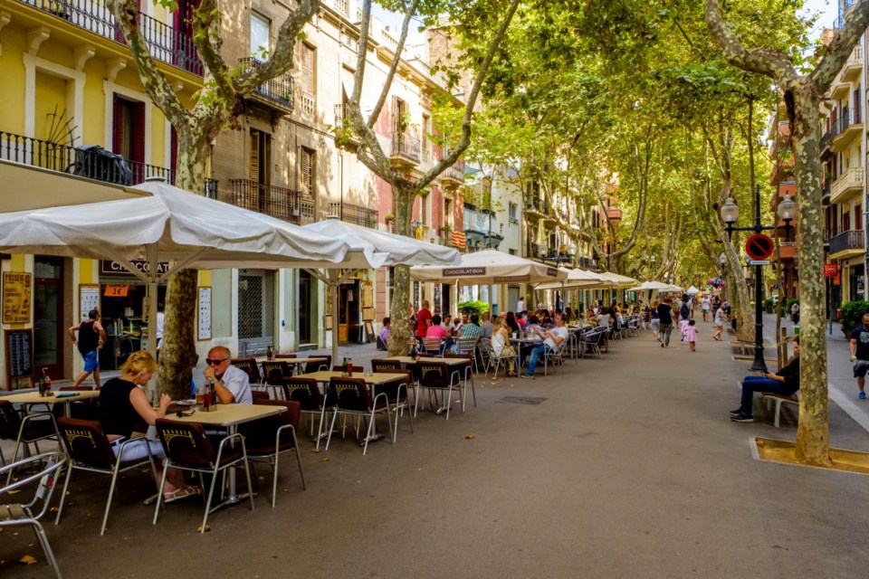 L'utilisateur de TikTok a expliqué que les touristes ne devraient ni manger ni boire sur La Rambla