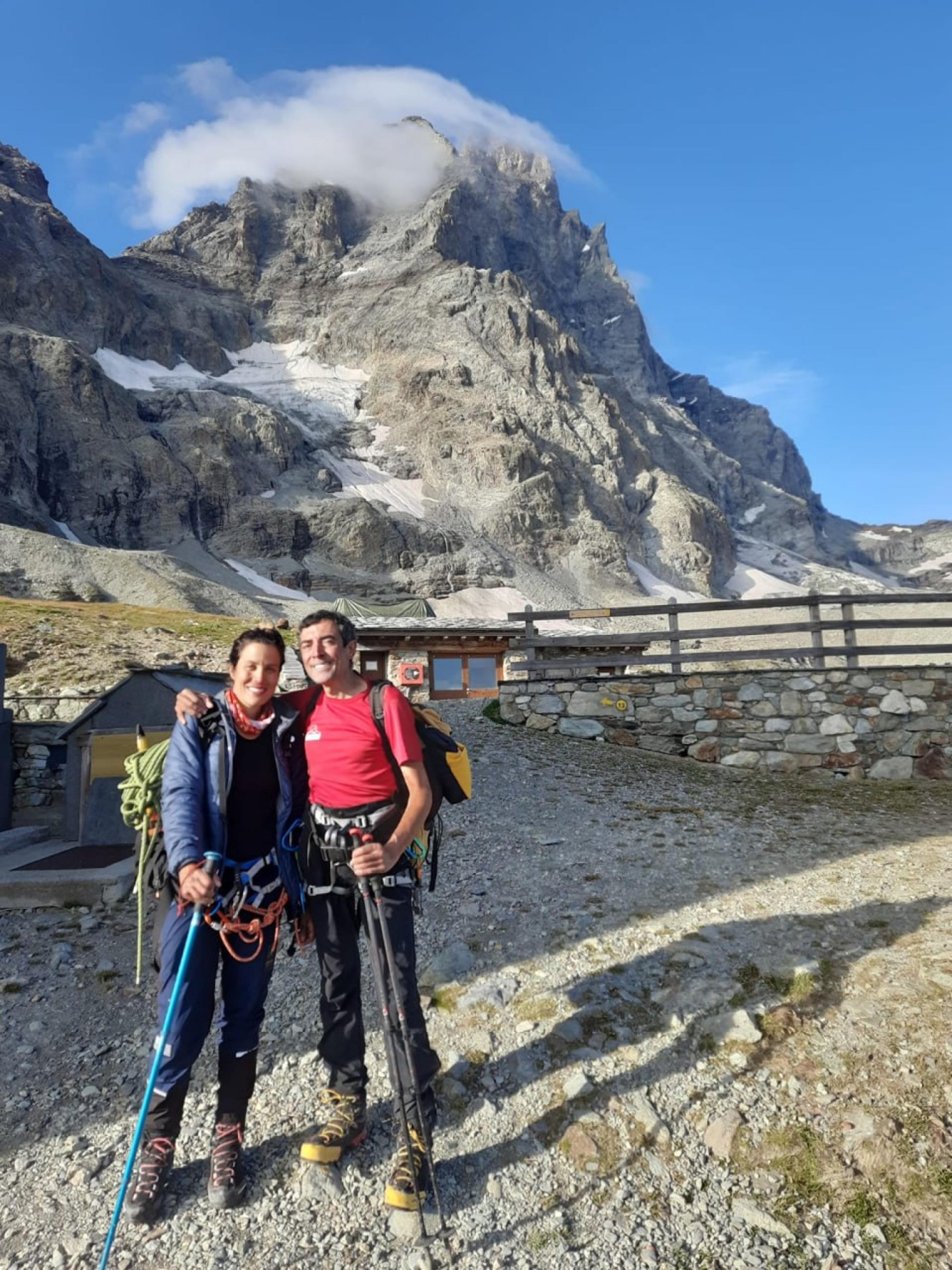 Une photo des réseaux sociaux d'Andrea Galimberti, 53 ans, de Côme, et de Sara Stefanelli, 41 ans, de Gênes, les deux alpinistes disparues au Mont Blanc, dont les corps ont été retrouvés aujourd'hui sans vie après l'absence de nouvelles de samedi dernier. , Aoste, le 10 septembre 2024 Facebook/Andrea Galimberti +++ATTENTION LA PHOTO NE PEUT ÊTRE PUBLIÉE OU REPRODUITE SANS L'AUTORISATION DE LA SOURCE D'ORIGINE À LAQUELLE ELLE EST RÉFÉRÉE +++ NPK