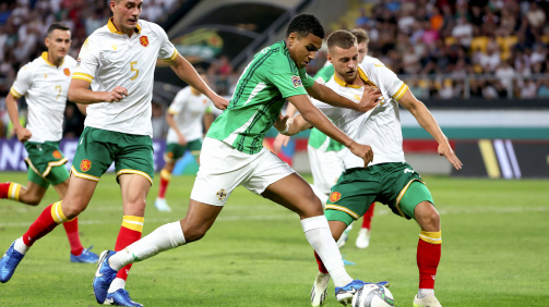 Fabian Nürnberger (à droite) dans un duel.