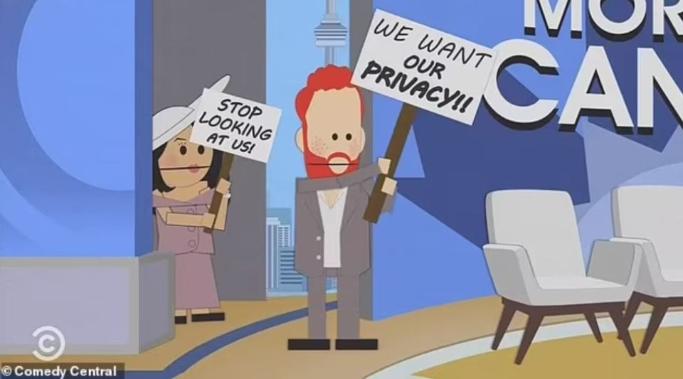 L'image américaine soigneusement créée d'Harry et Meghan a été détruite lorsqu'ils ont été moqués dans South Park