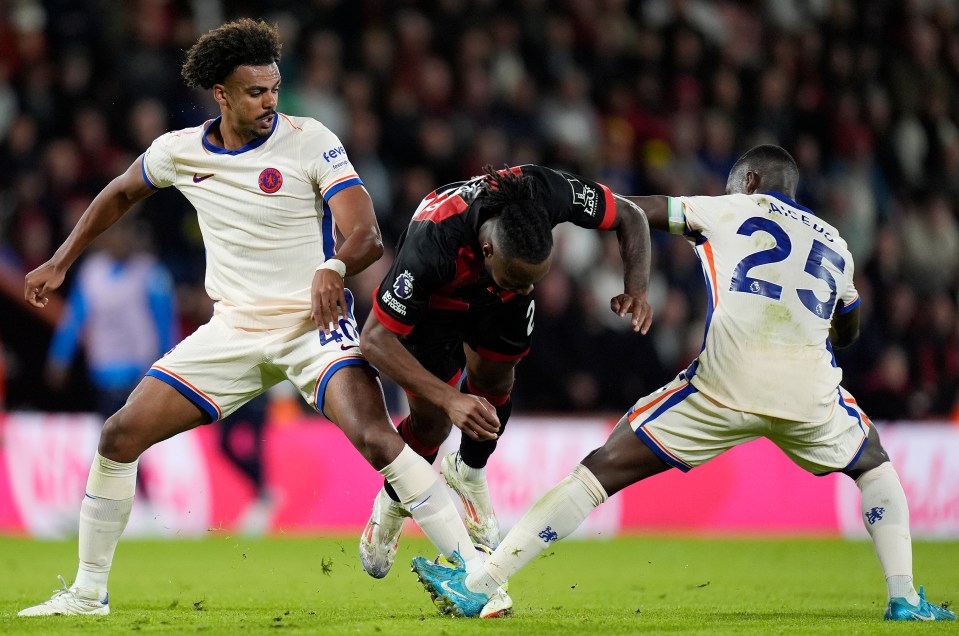 Renato Veiga et Moises Caicedo doublent la mise face à Antoine Semenyo