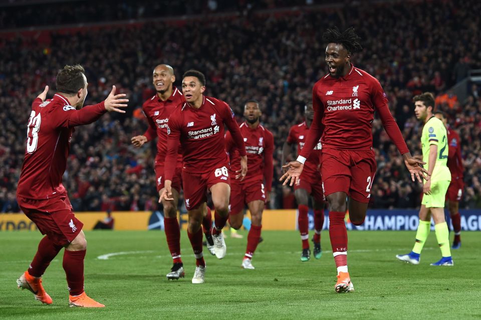 Origi a marqué lors d'une victoire épique 4-0 contre Barcelone en 2019