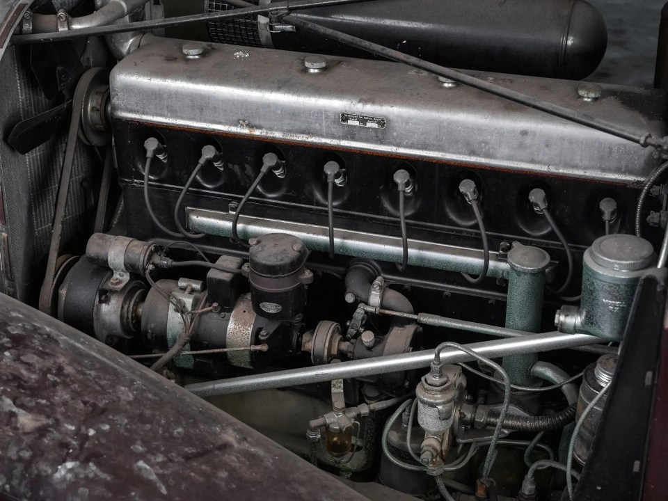 Le moteur de la voiture classique