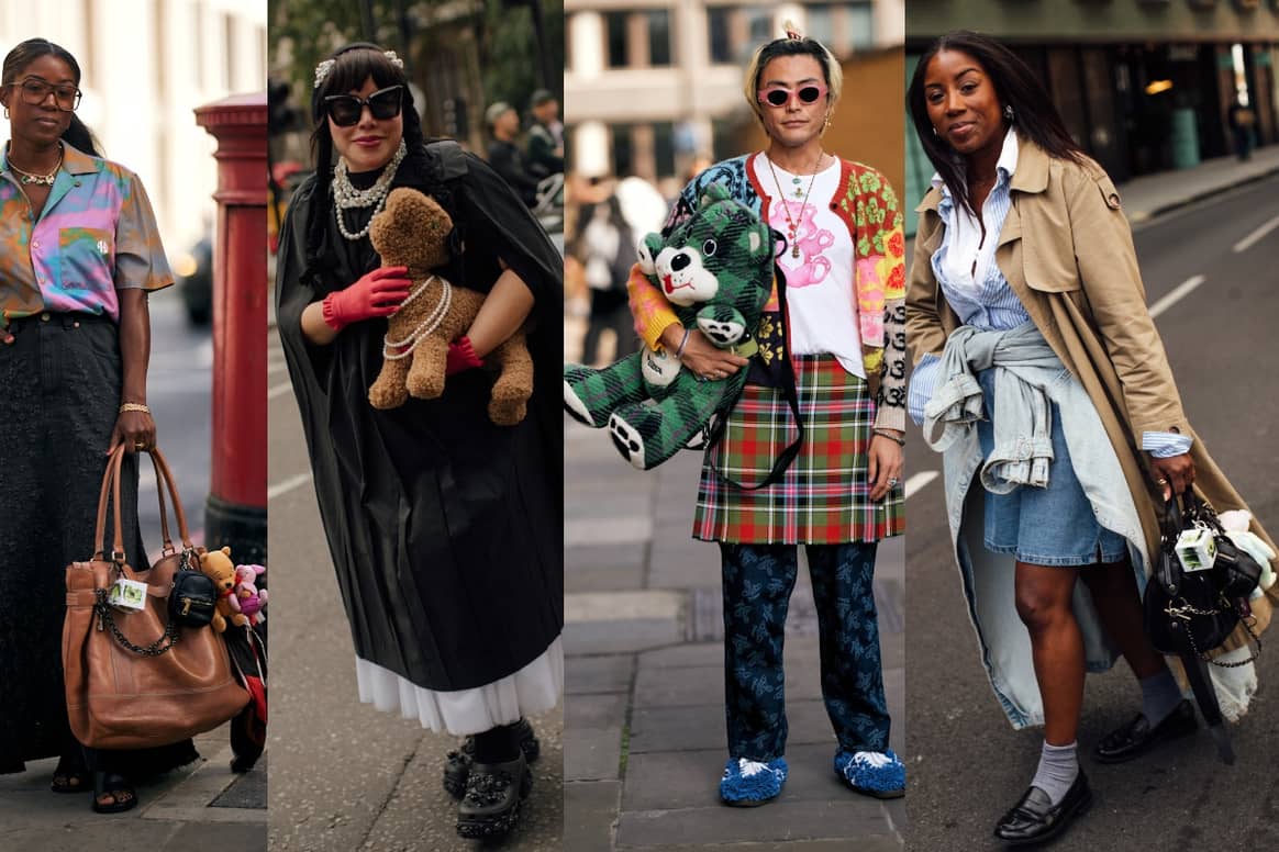 Street style SS25 à Londres : un look Teddy différent