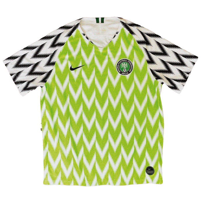 Maillot domicile du Nigeria 2018, 150 £, cultkits.com