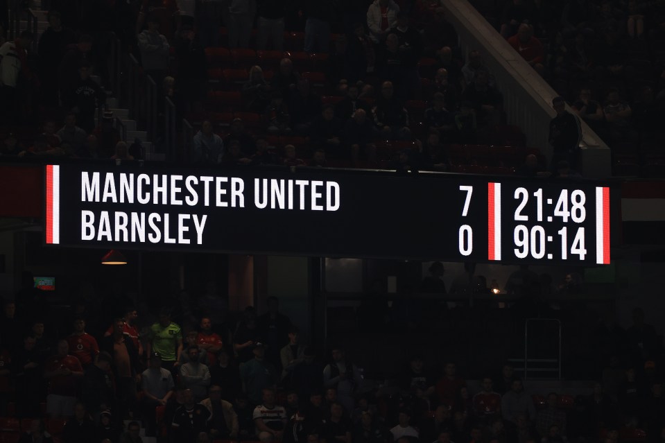 Manchester United a inscrit sept buts contre Barnsley lors de la troisième journée