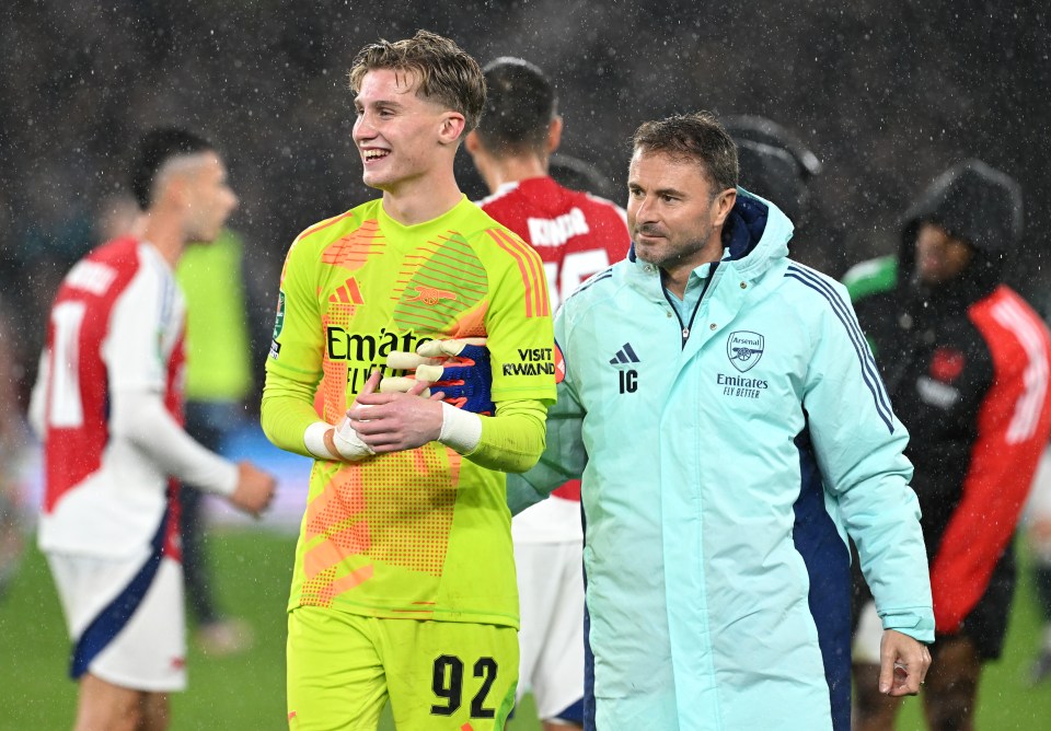 L'entraîneur des gardiens Inaki Cana a déclaré à Mikel Arteta qu'il pensait que Porter était prêt pour ses débuts