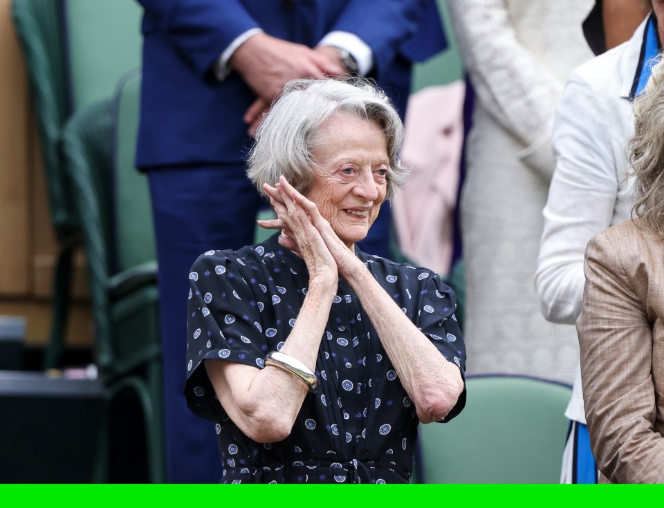 Dame Maggie à Wimbledon en 2023