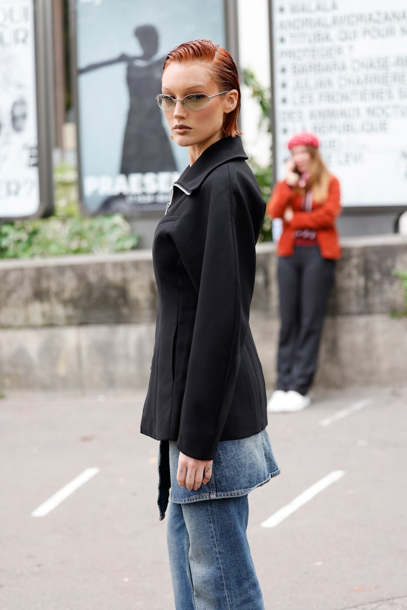 fashion week de paris printemps/été 2025 tendance cheveux cuivrés 