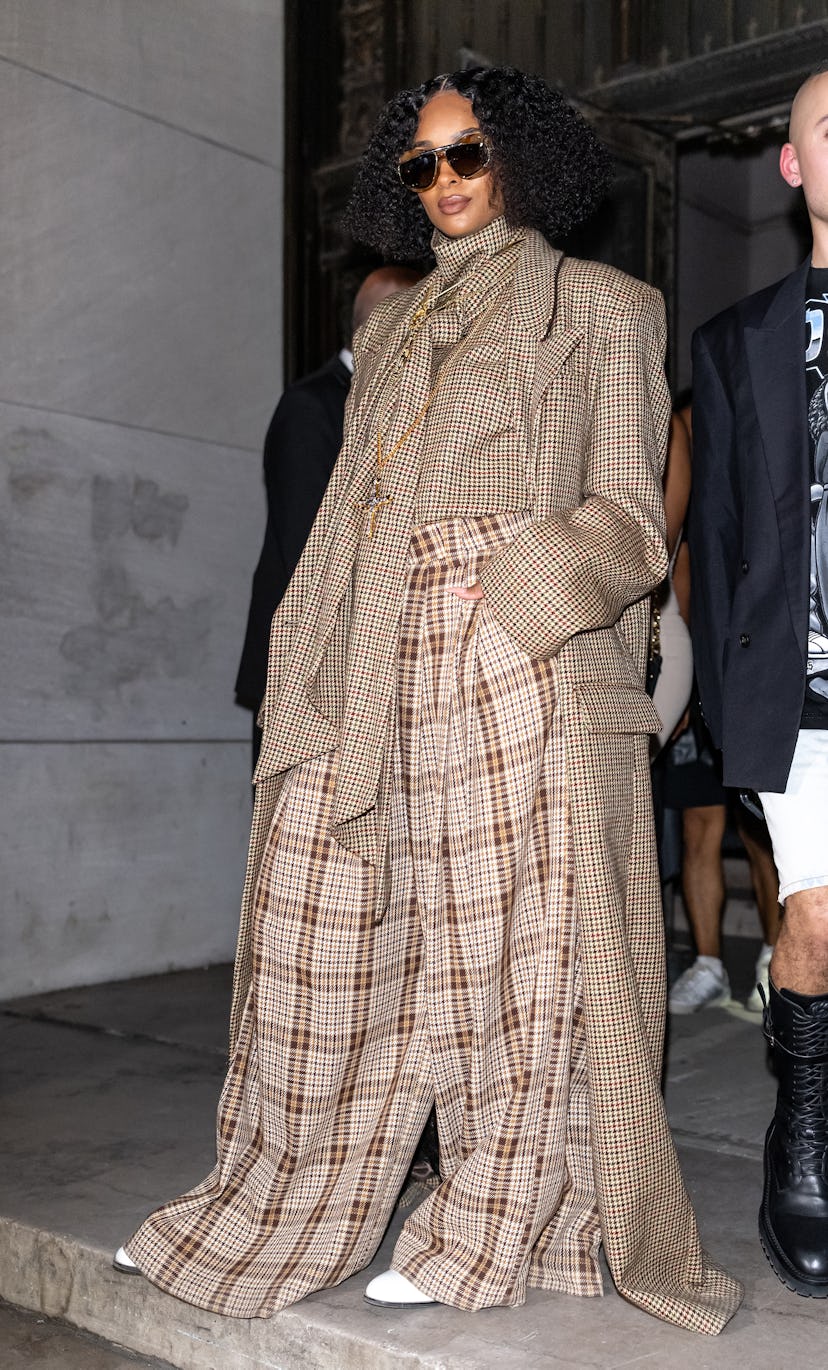 Ciara au défilé de mode de Willy Chavarria pendant la Fashion Week de New York