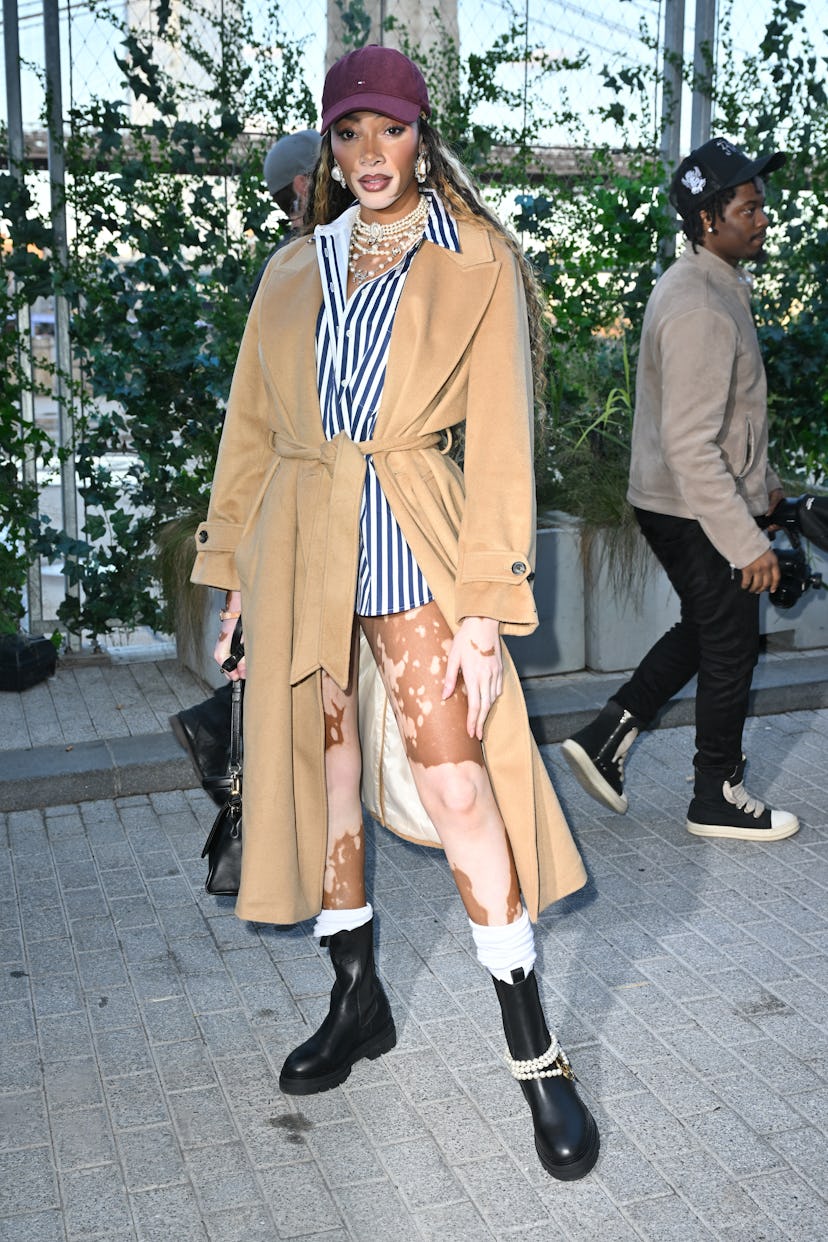 Winnie Harlow au défilé Tommy Hilfiger lors de la Fashion Week de New York