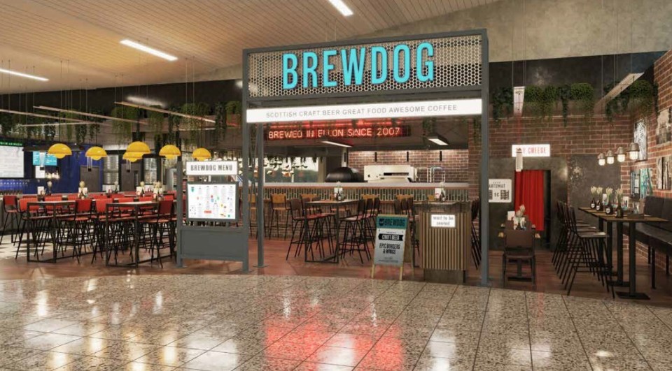 Le Brewdog de l'aéroport d'Édimbourg devrait également s'agrandir