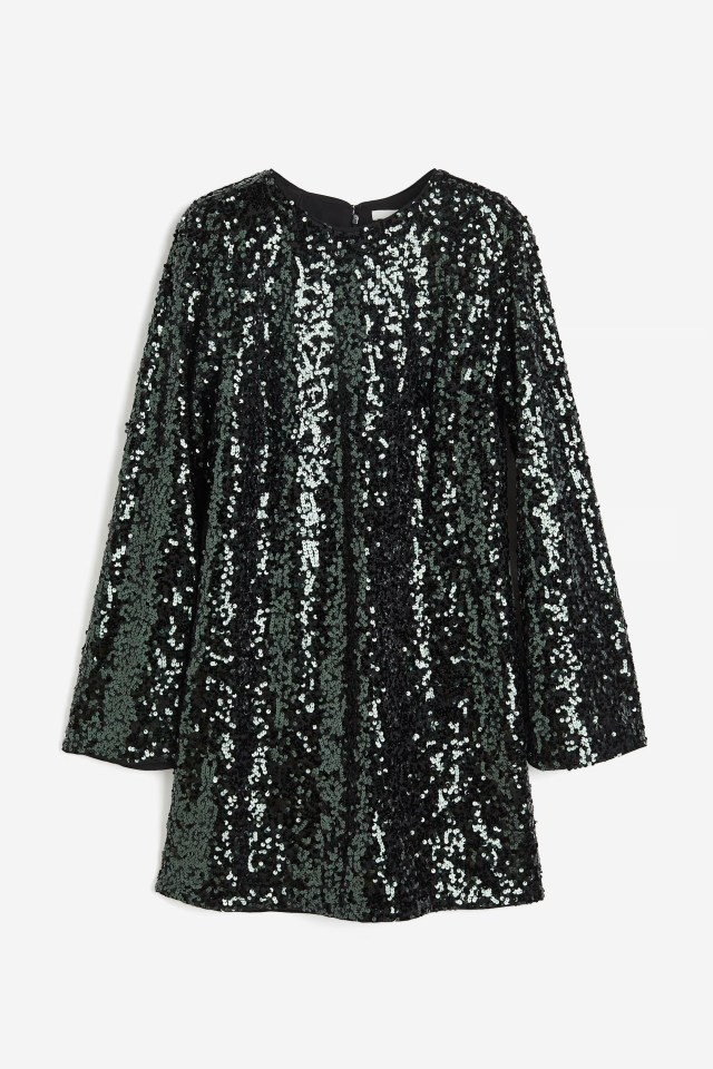 Économisez 16,99 £ sur cette robe à paillettes de H&M