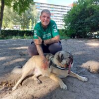 Joël et son chien Moaca Zoetermeer