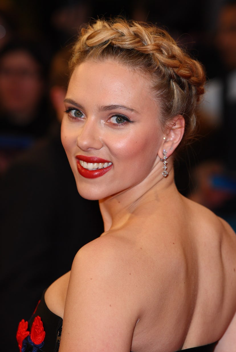 Couronne tressée Scarlett Johansson