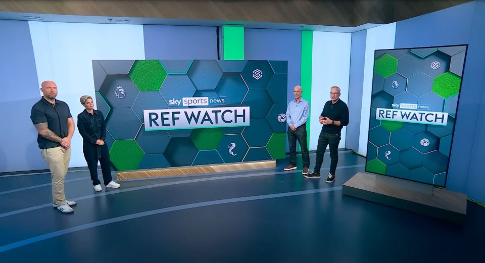 Les Diables Rouges ont présenté un extrait de Ref Watch de Sky Sports comme preuve