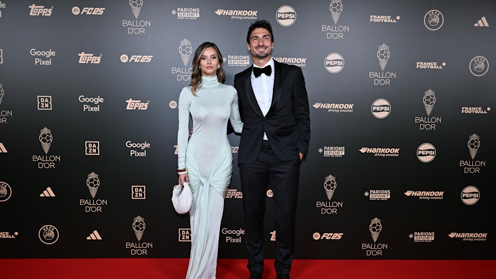 Bei Ballon-d’Or-Gala: Erster Auftritt von Mats und seiner Nicola