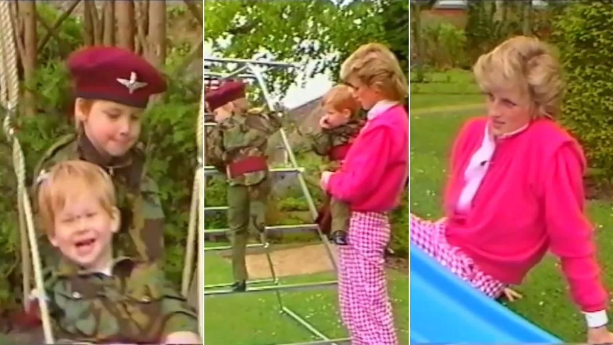 Lady Diana joue avec les petits William et Harry : les tendres images de 1986 font fureur sur les réseaux sociaux