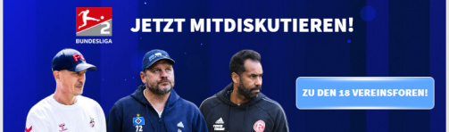 Donnez votre avis sur le forum sur les clubs de la 2ème Bundesliga !