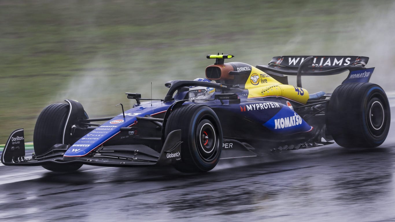 Franco Colapinto lors de la course au Brésil.