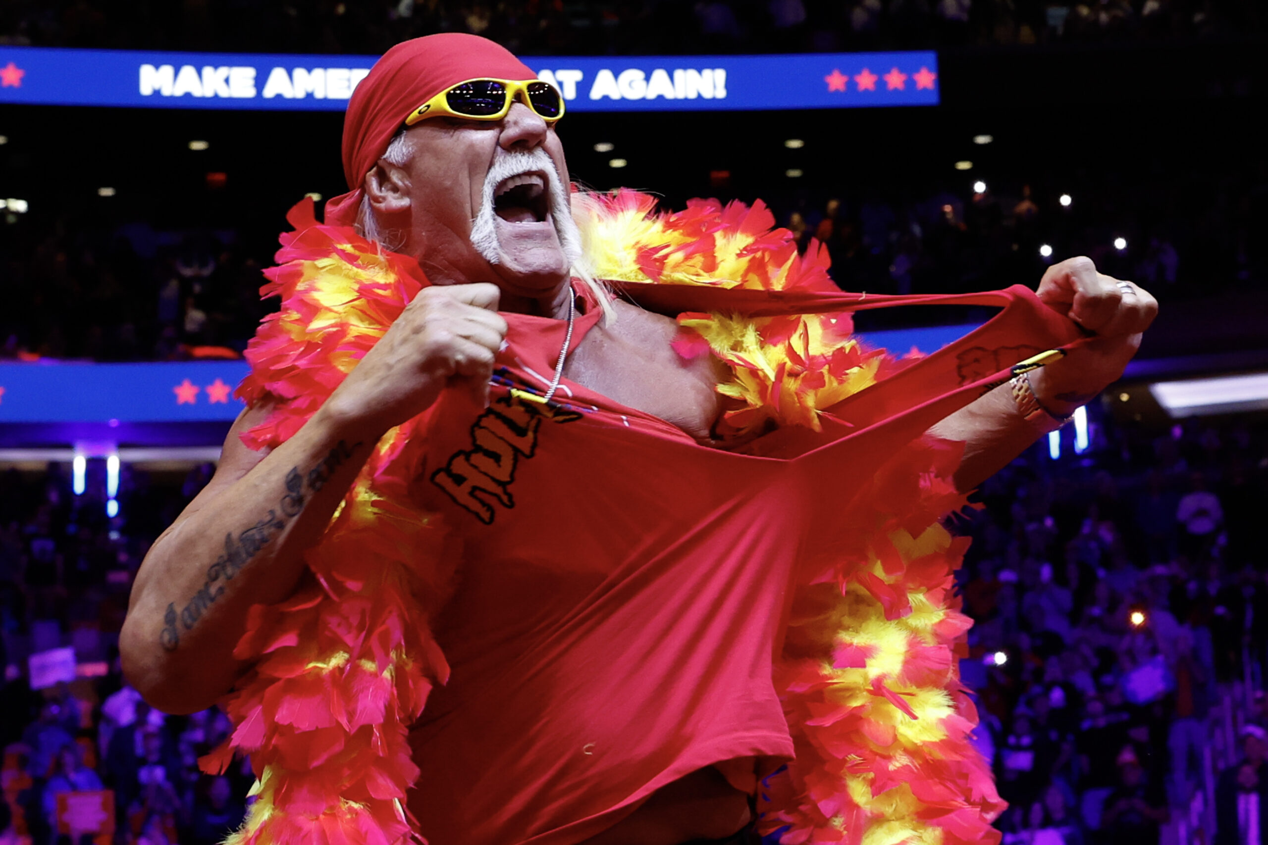 Hulk Hogan fait campagne pour Trump