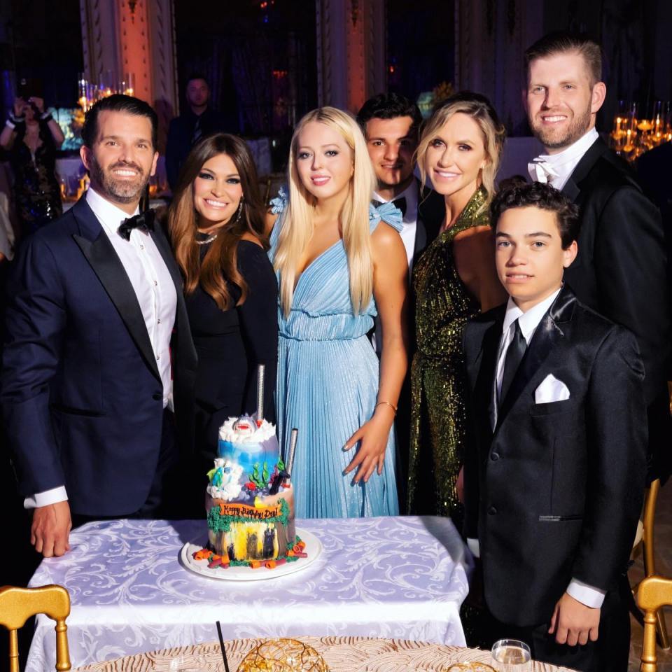 La famille Trump fête l'anniversaire de Tiffany