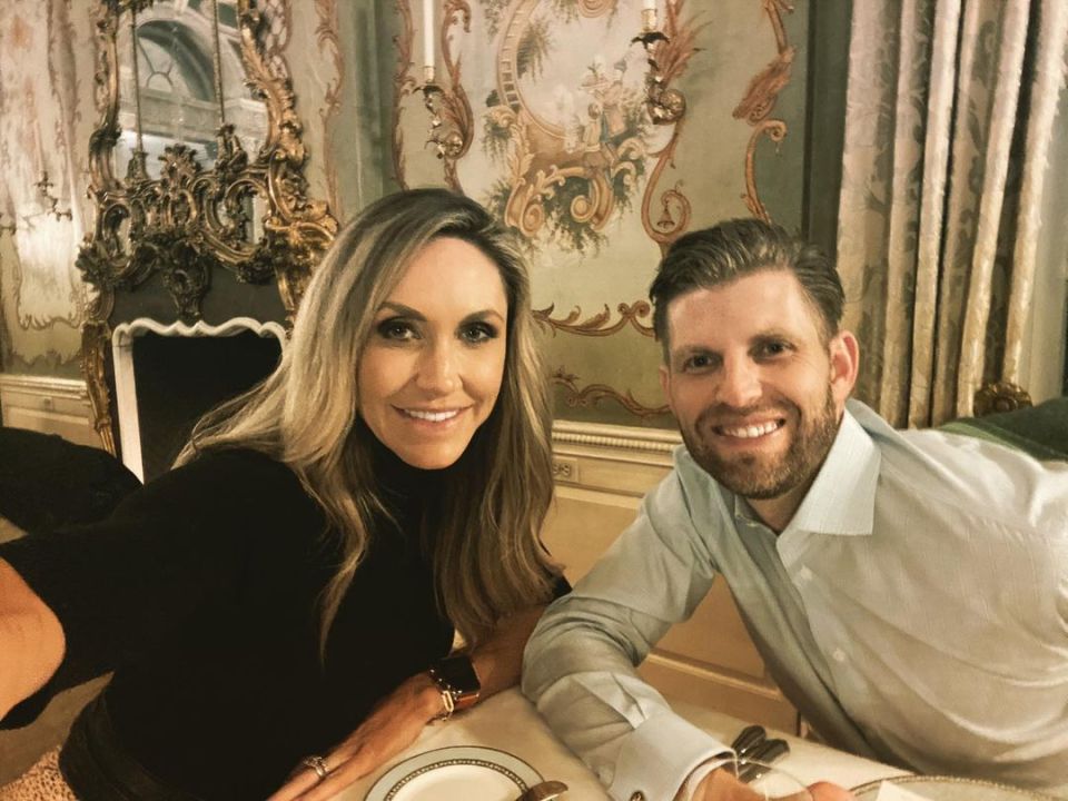 Eric Trump avec sa femme Lara