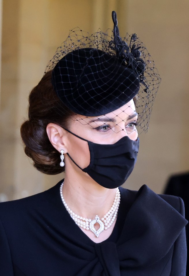 La princesse de Galles portait également ces boucles d'oreilles sentimentales lors des funérailles de la reine Elizabeth.